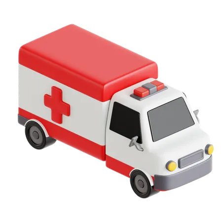 Ambulância  3D Icon