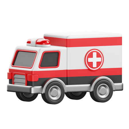 Ambulancia  3D Icon