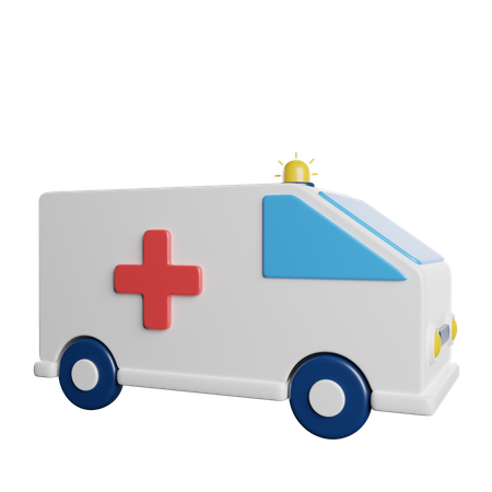 Ambulancia  3D Icon