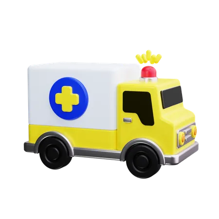 Ambulância  3D Icon