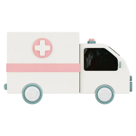 Ambulância  3D Icon