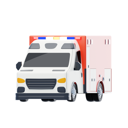 Ambulância  3D Icon