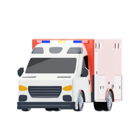 Ambulância  3D Icon