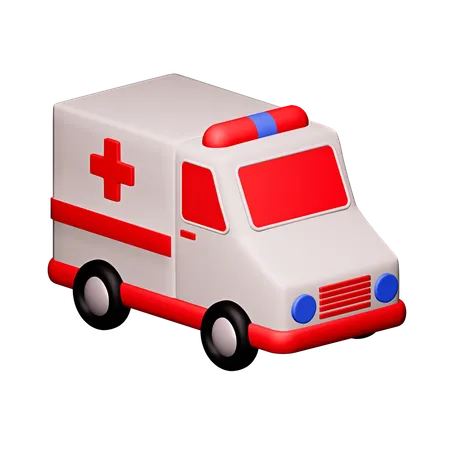 Ambulância  3D Icon