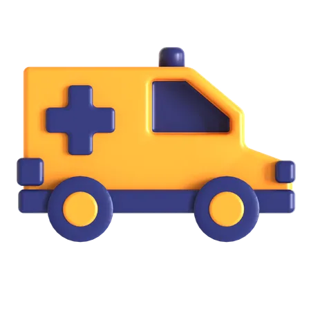 Ambulância  3D Icon