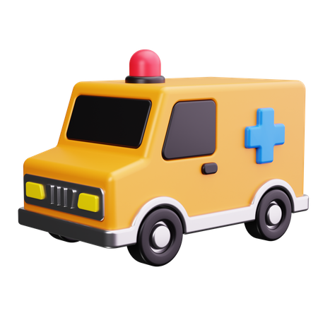 Ambulância  3D Icon