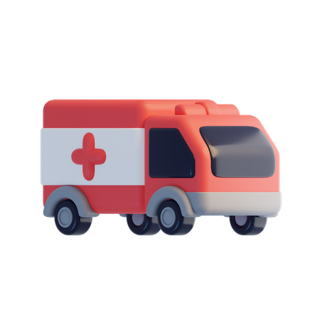 Ambulância  3D Icon