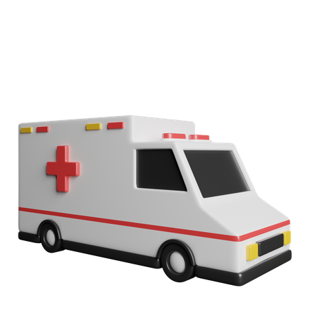 Ambulância  3D Icon