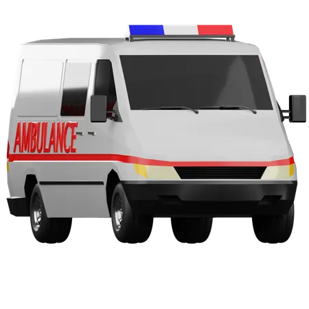 Ambulância  3D Icon