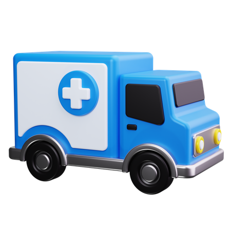 Ambulância  3D Icon