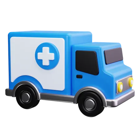 Ambulância  3D Icon