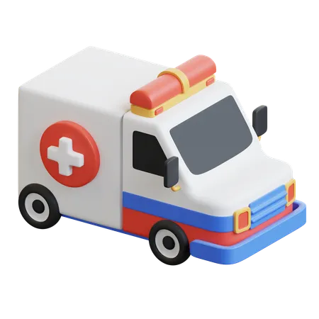 Ambulância  3D Icon