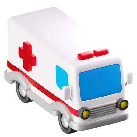 Ambulância  3D Icon