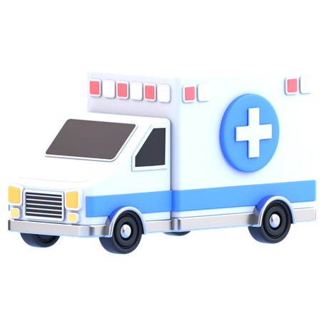 Ambulancia  3D Icon