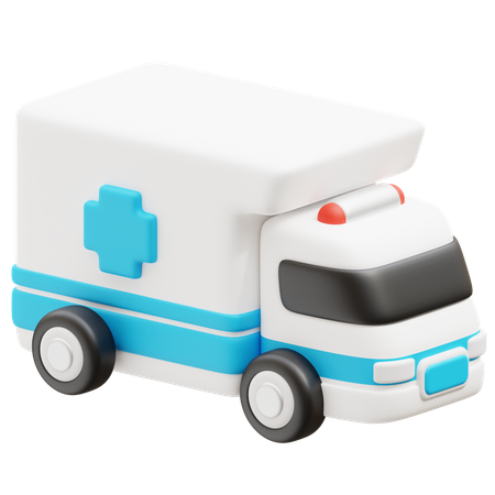 Ambulância  3D Icon