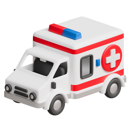 Ambulância  3D Icon