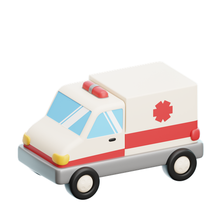 Ambulancia  3D Icon