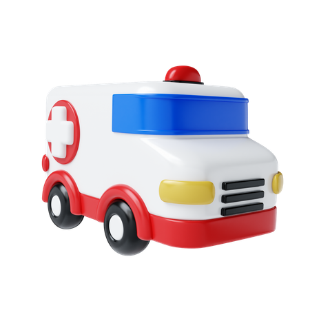 Ambulancia  3D Icon
