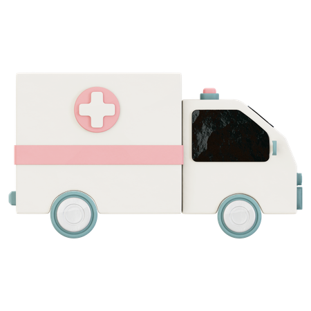 Ambulância  3D Icon