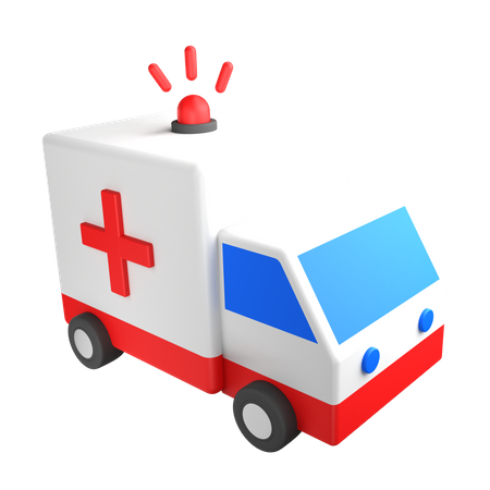 Ambulância 3D Icon