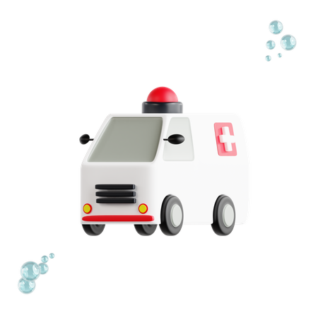 Ambulância  3D Icon