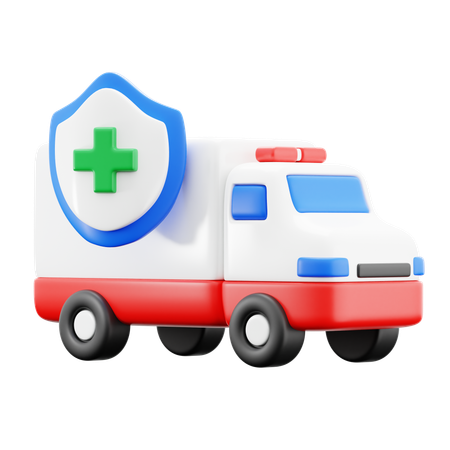 Ambulância  3D Icon