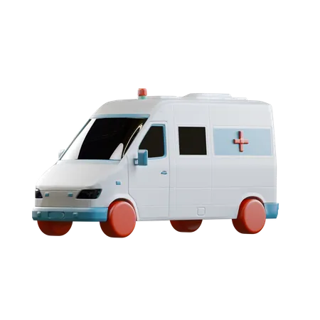 Ambulância  3D Illustration