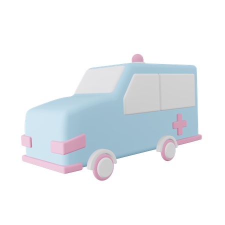 Ambulância  3D Illustration