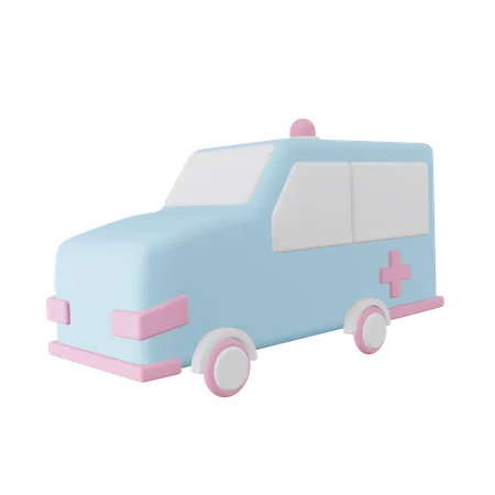 Ambulância  3D Illustration