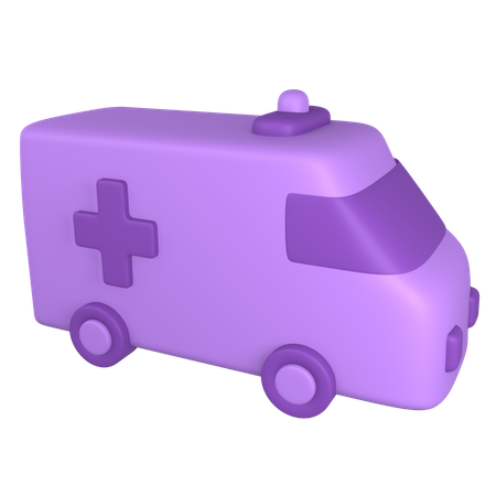 Ambulancia  3D Illustration