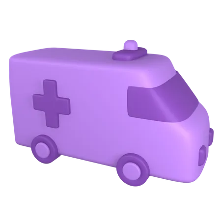 Ambulancia  3D Illustration