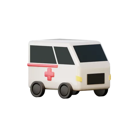 Ambulância  3D Illustration