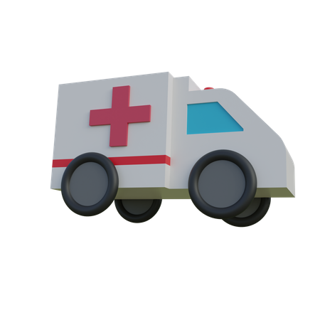 Ambulância  3D Illustration