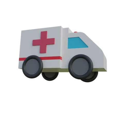 Ambulância  3D Illustration