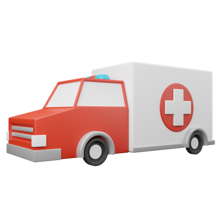 Ambulância  3D Illustration