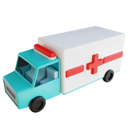 Ambulância  3D Icon