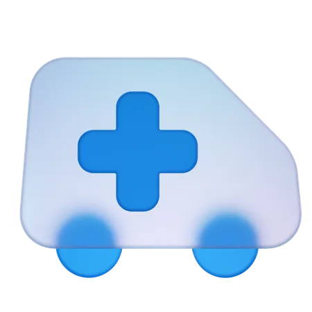 Ambulância  3D Icon