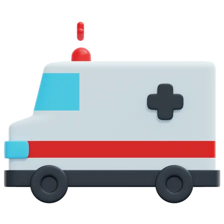 Ambulancia  3D Icon