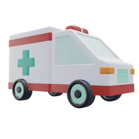 Ambulância  3D Icon