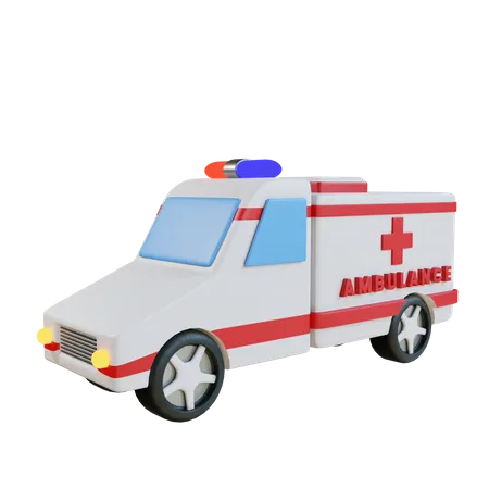 Ambulância  3D Icon