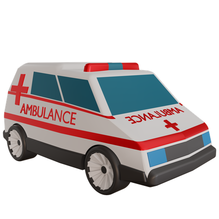 Ambulancia  3D Icon
