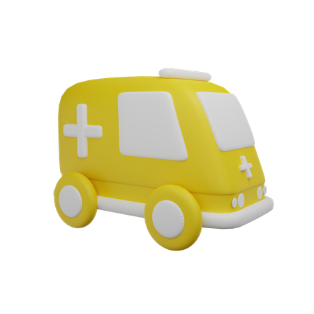 Ambulância  3D Icon