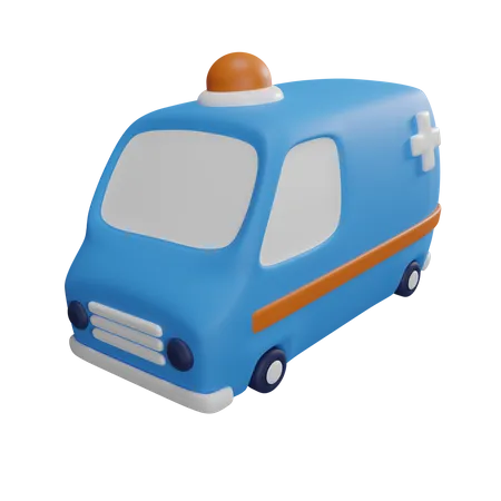 Ambulância  3D Icon