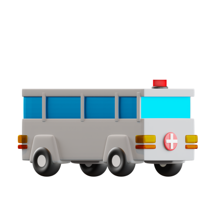 Ambulancia  3D Icon