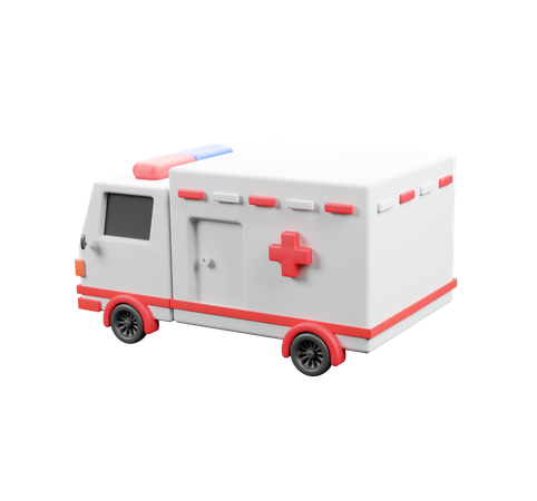 Van ambulância  3D Icon