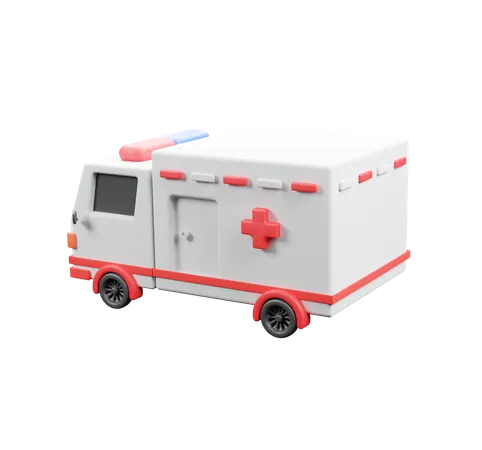 Van ambulância  3D Icon