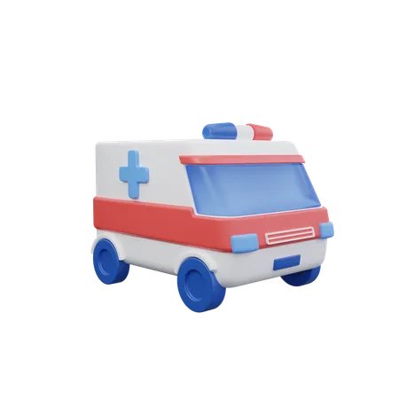 Ambulanza  3D Icon