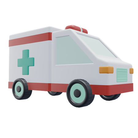 Ambulanza  3D Icon