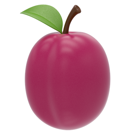 Fruta ameixa  3D Icon