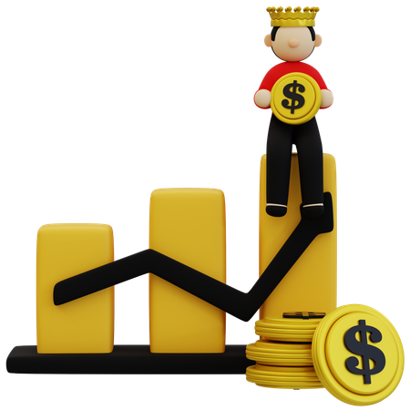 Améliorer les indicateurs de performance des ventes  3D Icon